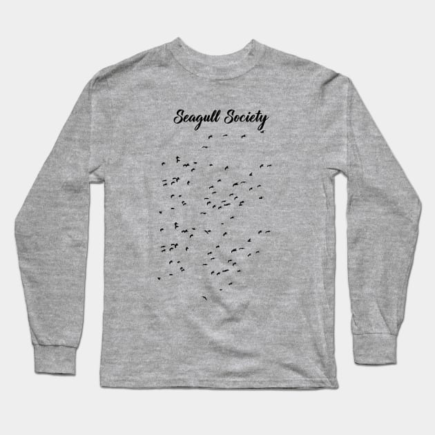 Seagull Society Long Sleeve T-Shirt by Designs by Dyer